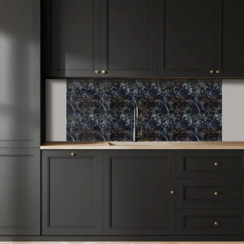 Blauw - Graniet - Donker keuken achterwand 2 middel 871 -sfeer1