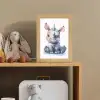 Neushoorn - Baby dier - Dieren Light Box met kabel klein -sfeer2_kind