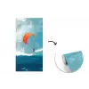 Kitesurfer - Oranje - Zee - Lucht fotobehang vinyl groot -3d
