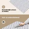 Oceaan - Anker - Blauw - Wit Inductie beschemer met haakjes klein 777 -ky-schoon-nl