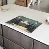 Sneeuw - Skilift - Rood - Bomen Inductie beschermer vinyl 3mm klein -sfeer8