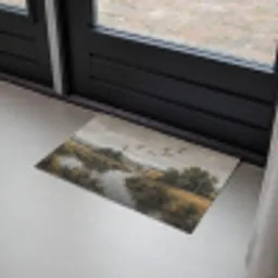 Eenden - Rivier - Landschap - Vlucht - Nostalgisch Deurmat klein -sfeer2