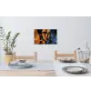 Abstract - Portret - Kleurvakken Muursticker klein -eettafel