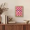 Furture - Geblokt - Rood Light Box met kabel (Tafellamp) klein -sfeer2