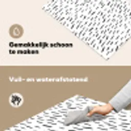 Zebra Strepen van Minimalisme Inductie beschemer met haakjes klein -ky-schoon-nl