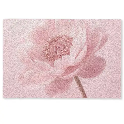 Bloem - Pioenroos - Roze Deurmat klein -zkaufland3d