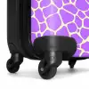 Giraffeprint in lavendel NBS - Handbagage koffer - Volwassenen Unisex middel -wiel