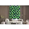 Panterprint - Blauw - Groen fotobehang vinyl groot 66 -plant