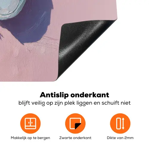 Sneakers - Veters - Kleurrijk - Schaduw Inductie beschermer vinyl 3mm klein -zzzzzzz-td-onderkant