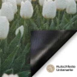 Tulpen - Landschap - Wit Deurmat klein -antislip_DE