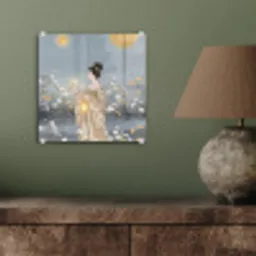 Aziatisch - Vrouw - Kimono plexiglas 5mm klein -sfeer3