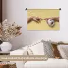 Klassiek - Kunst - Humor Wandkleed katoen klein -sfeer1
