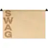 Swag - Bruin - Beige Wandkleed katoen klein -zz3d