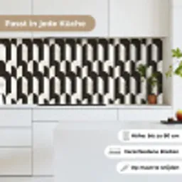 Bogen - Tegels - Marmer - Zwart - Wit keuken achterwand 2 middel 871 -sfeer4_DE