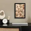 Kastanje Champignons - Beige fotolijst zwart zonder passe partout klein -sfeer1