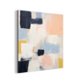 Kunst - Wit - Abstract - Modern aluminium wit klein -3d