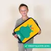 Nijlpaard - Vogels - Geel Kinderkoffer - Zwart klein -sfeer4_NL