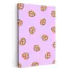 Pretzels - Eten - Paars KitchenYeah - Keuken - Canvas klein -3d