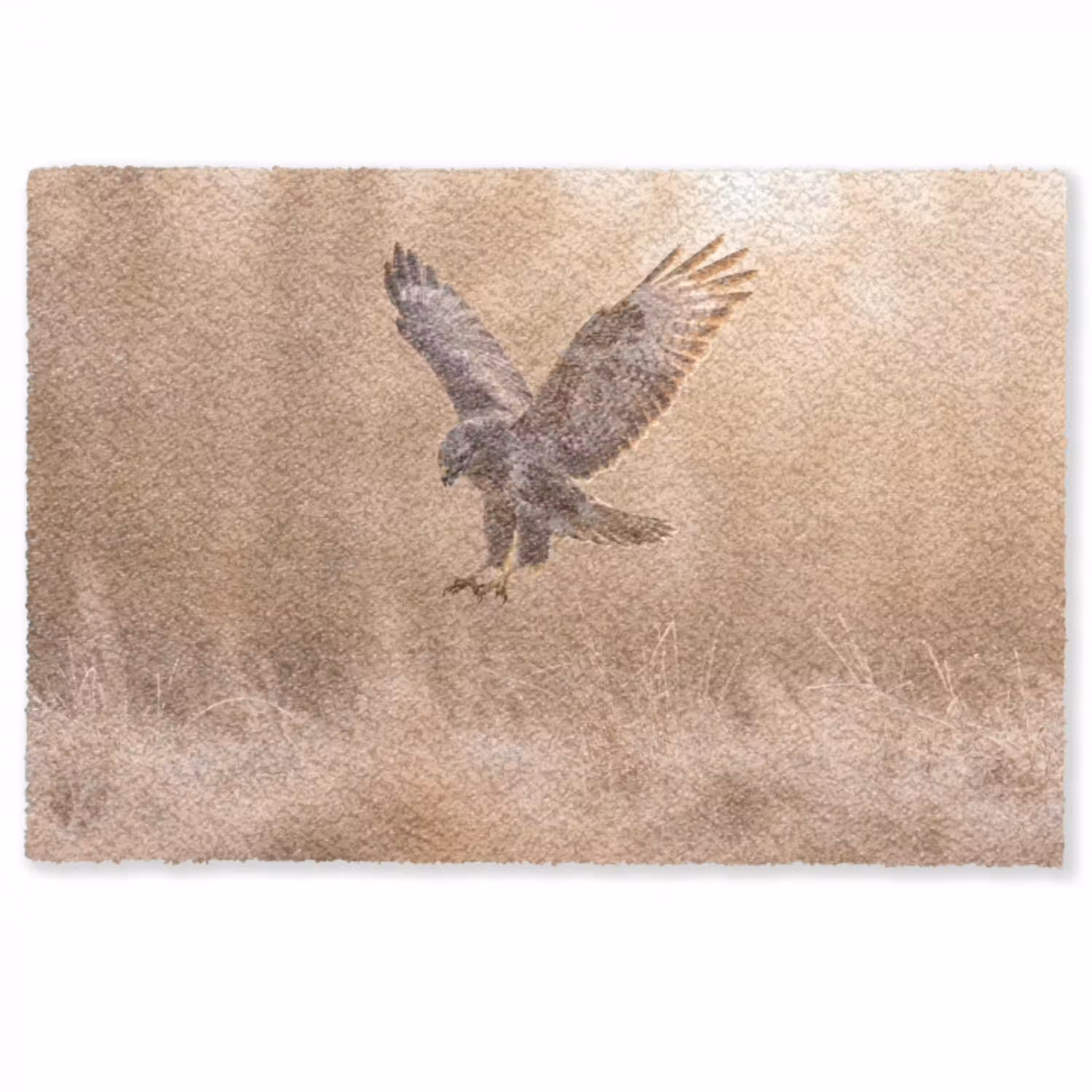 Buizerd - Roofvogel - Natuur - Bruin Deurmat klein -zkaufland3d
