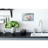 Paardenbloemen - Pluisjes - Wit Muursticker klein -keuken