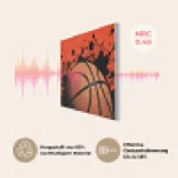 Basketbal - Verf - Sport - Oranje PET vilt klein -USP_DE