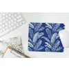 Blad - Palm - Blauw muismat rubber klein 262 -witbureau