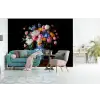 Rozen - Bloemen - Vaas - Boeket fotobehang vinyl groot -bank
