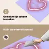 I liked it so it's mine - Neon hart - Paars Inductie beschemer met haakjes klein -ky-schoon-nl