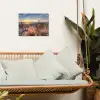 Strand - Zee - Duin - Zonsondergang - Landschap tuinposter los doek klein -sfeer7