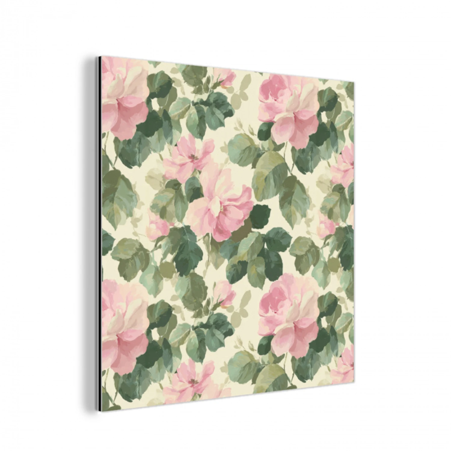 Rozen - Botanisch - Roze aluminium wit klein 46 -3d