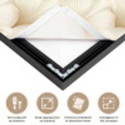 Waaier - Motief -  Goud Textielframe zwart klein 947 -USP_feed_closeupNL