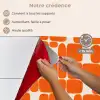 Patroon - Retro - Oranje keuken achterwand spatscherm klein 900 -spatscherm_FR