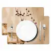 Gewei - Kerst - Rendier - Rood Placemat vinyl groot -zzsfeer2_Kitchenyeah-website