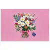 Bloemen - Quote - Kaartje - Kleurrijk poster papier klein -3d