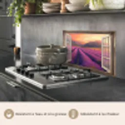 Doorkijk - Lavendel - Landschap - Bloemen - Paars keuken achterwand spatscherm klein -usp_FR