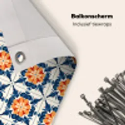 Traditioneel - Tegel - Oranje Balkonbeschermer Duitsland klein 596 -closeup_NL