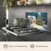 Kerst - Kerstboom - Winter - Huis - Sneeuw keuken achterwand spatscherm klein -usp_NL