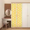 Patroon - Retro - Geel deurposter klein 289 -sfeer3