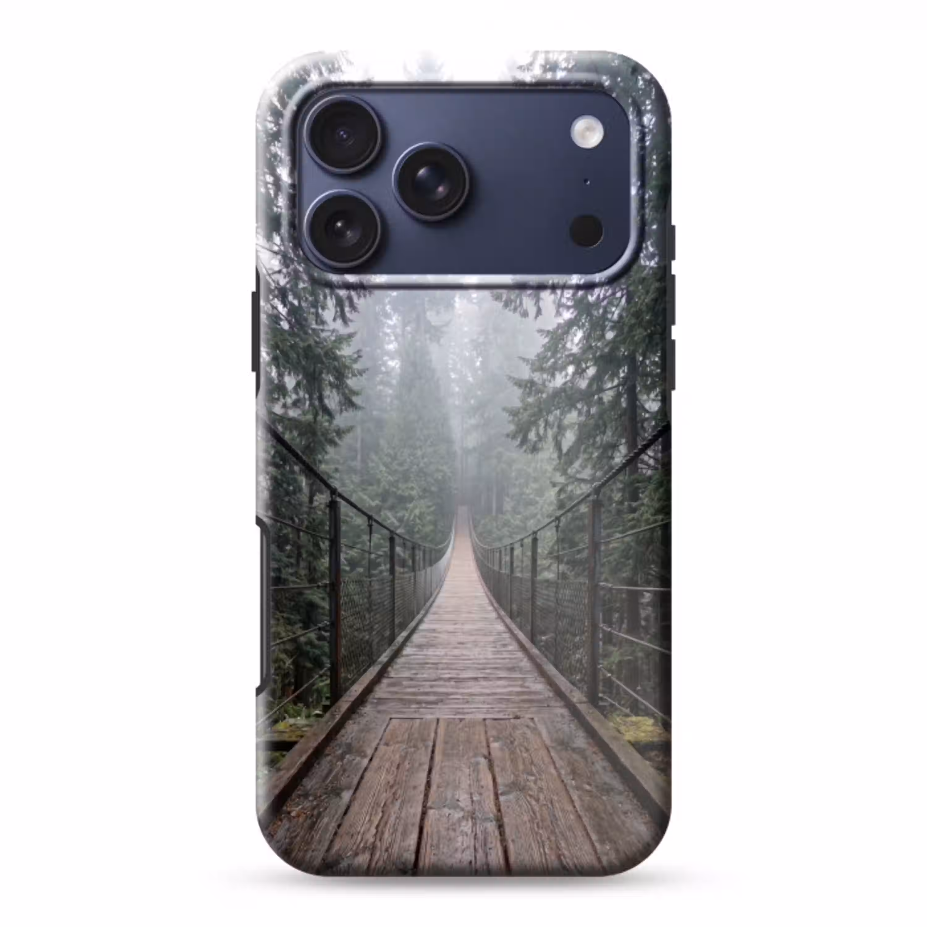 Brug - Bos - Mist - Natuur Toughcase MagSafe Apple iPhone 17 Pro Max klein -3d