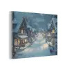 Kerstdorp - Kerst - Sneeuw - Winter PET vilt klein -3d