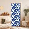 Floraal - Modern - Blauw deurposter klein 289 -sfeer2