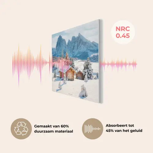 Landschap - Winter - Sneeuw PET vilt klein -USP_NL