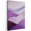 Abstract - Heuvels - Landschap - Paars Tuinposter op houten frame 2 cm dik klein -3d