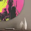 Hond - Zonnebril - Roze - Art Akoestische PET Vilt - Rond klein -sfeer5_closeup