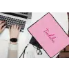 Toedeloe - Roze - Minimalistisch laptophoes neopreen klein -bureau