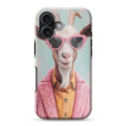 Zonnebril - Roze - Geit - Horen Toughcase MagSafe Apple iPhone 17 klein -3d