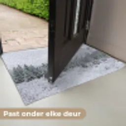 Weg - Bergen - Sneeuw - Naaldbos - Avontuurlijk Deurmat klein -USP_NL