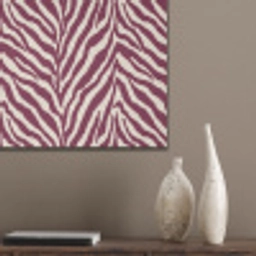 Zebra - Motief - Bordeaux - Rood PET vilt klein 837 -sfeer6_closeup