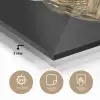 Mais - Eten - Goud - Zwart plexiglas 5mm klein -sfeer2