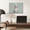 Kerstgnome - Cadeau - Groen PET vilt klein -sfeer5